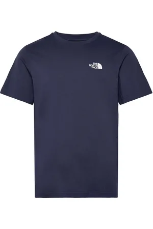 The North Face M Ss Simple Dome Tee Sport T-shirts Short-sleeved Navy