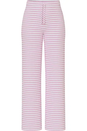 Pieces® Pclaya Mw Wide Pants D2D Pyjamahousut Olohousut Pink
