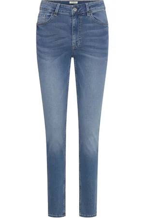 Lindex Trouser Denim Vera Soft Blue Bottoms Jeans Slim Blue