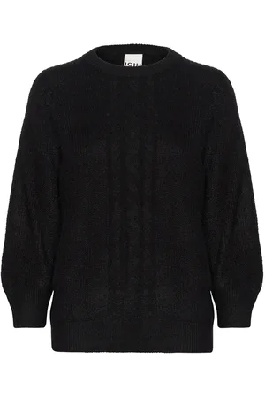 Ichi Ihkamara Ms3 Tops Knitwear Jumpers Black