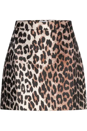 Noella Jewel Skirt Skirts Short Skirts Brown