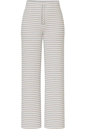 Pieces® Pclaya Mw Wide Pants D2D Pyjamahousut Olohousut Beige
