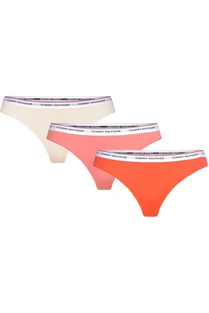 Tommy Hilfiger 3 Pack Thong Stringit Alusvaatteet Multi/patterned