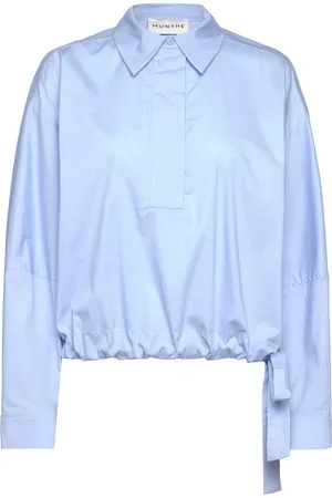 Munthe Tashumi Tops Shirts Long-sleeved Blue