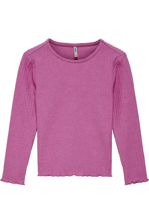 ONLY Kmgnella L/S O-Neck Top Jrs Tops T-shirts Long-sleeved T-shirts Pink