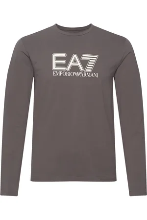 EA7 T-Shirt Tops T-shirts Long-sleeved Grey