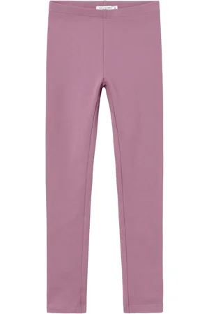 NAME IT Nkfdavina Solid Swe Legging Bru N Noos Bottoms Leggings Pink