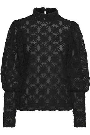 Munthe Thiki Tops Blouses Long-sleeved Black