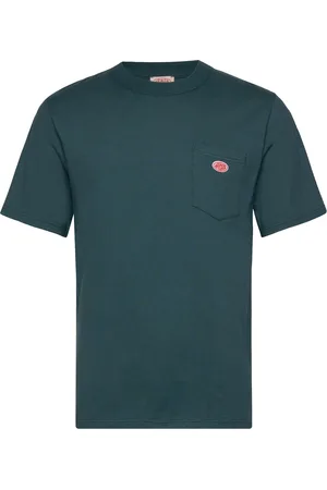 Armor.lux Basic Pocket T-Shirt Héritage Tops T-shirts Short-sleeved Blue