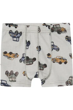 NAME IT Nmmwang Wool Needle Boxer Night & Underwear Underwear Underpants Grey
