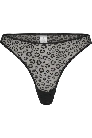 Understatement Mesh Thong Stringit Alusvaatteet Black