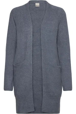 Ichi Ihkamara Ca2 Tops Knitwear Cardigans Blue