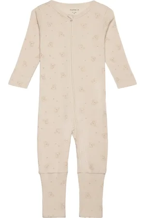 NAME IT Nbnnightsuit Zip Ff Rainy Koala Noos Pyjama Sie Jumpsuit Haalari Beige