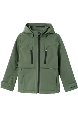 NAME IT Nknalfa08 Softshell Jacket Sport Fo Noos Outerwear Softshells Softshell Jackets Green