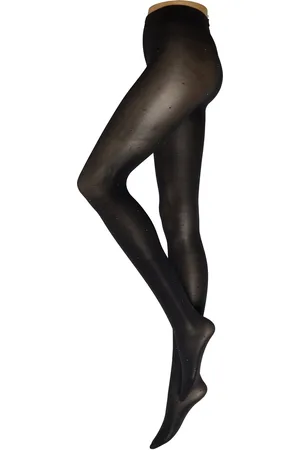 Swedish Stockings Filippa Dots Tights Lingerie Pantyhose Black