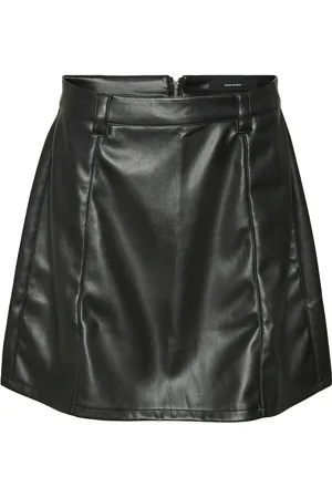VERO MODA Vmwilla Hw Short Pl Skirt Lyhyt Hame Black