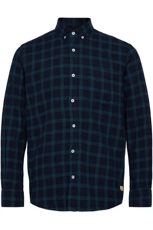 Armor.lux Long Sleeve Shirt Héritage Tops Shirts Casual Blue