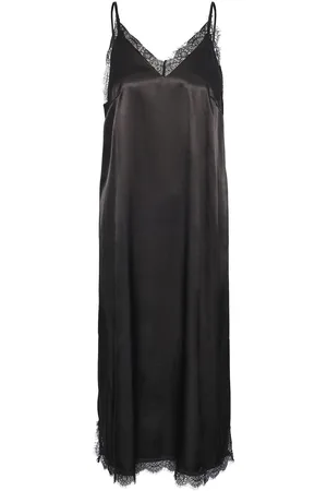 Pieces® Pckarla Lace Strap Dress Bc Polvipituinen Mekko Black