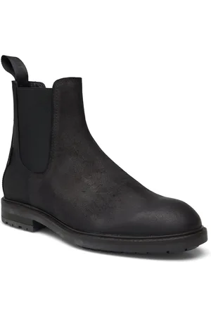 ANGULUS Booties - Flat - With Elastic Chelsea-saappaat Bootsit Black