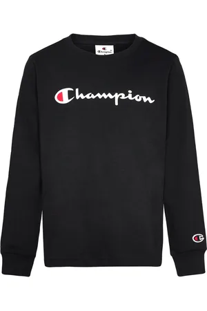 Champion Ls Shirt Sport T-shirts Long-sleeved T-shirts Black