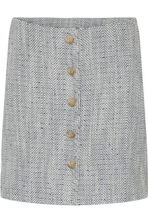 Y.A.S Norali Hmw Short Skirt - Ex Lyhyt Hame Grey
