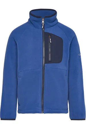 Columbia Fast Trek Iv Fleece Full Zip Outerwear Fleece Outerwear Fleece Jackets Blue