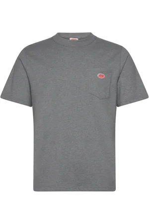 Armor.lux Basic Pocket T-Shirt Héritage Tops T-shirts Short-sleeved Grey
