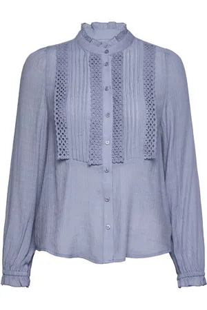 Lollys Laundry Arielll Shirt Ls Tops Shirts Long-sleeved Blue