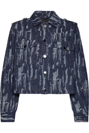 Bruuns Bazaar Ixorabbgingea Jacket Farkkutakki Denimtakki Blue