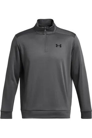 Under Armour Ua Armour Fleece 1/4 Zip Sport Sweat-shirts & Hoodies Fleeces & Midlayers Grey