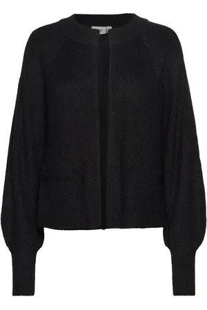 FRANSA Freretta Car 4 Tops Knitwear Cardigans Black