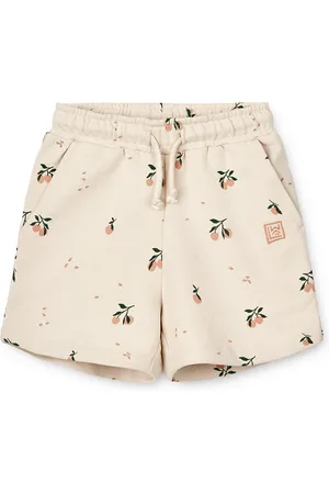 Liewood Gram Printed Sweatshorts Bottoms Shorts Cream