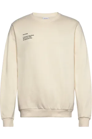 Les Deux Neighborhood Sweatshirt Tops Sweat-shirts & Hoodies Sweat-shirts Cream