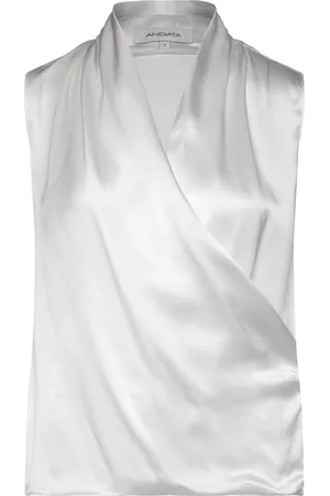 Andiata Elous Top Tops Blouses Sleeveless White