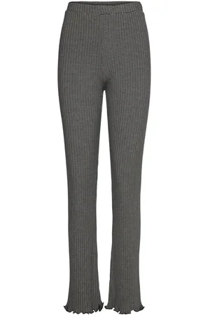 Mads Norgaard 5X5 Stripe Lonnie Pants Bottoms Leggings Grey