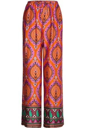 Noella Sally Pants Bottoms Trousers Wide Leg Pink