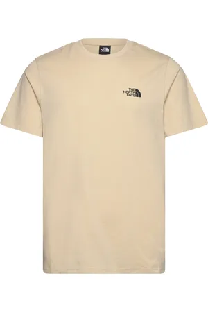 The North Face M Ss Simple Dome Tee Sport T-shirts Short-sleeved Beige