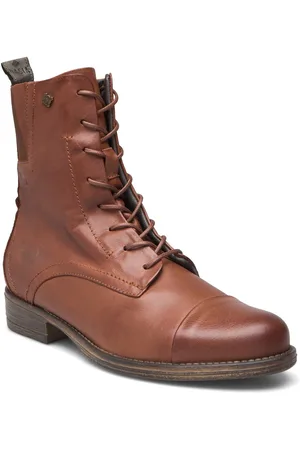 Dasia Elm Shoes Boots Ankle Boots Ankle Boots Flat Heel Brown
