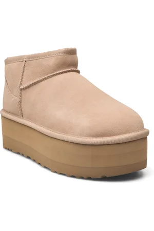 UGG W Classic Ultra Mini Platform Shoes Wintershoes Beige