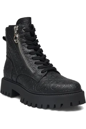 Guess Fiona Shoes Boots Ankle Boots Ankle Boots Flat Heel Black