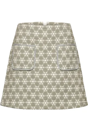 Maison Labiche Signac Heart Skirts Knee-length & Midi Skirts Green