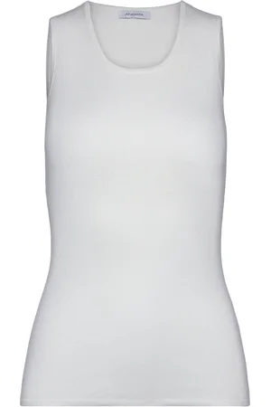 Andiata Hannele L Tops T-shirts & Tops Sleeveless White