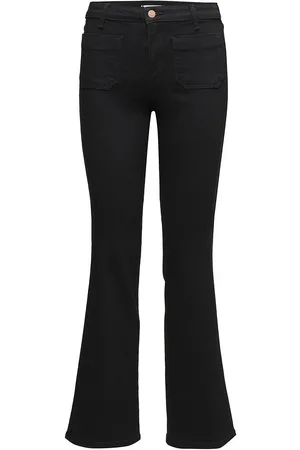 Wrangler Flare Bottoms Jeans Flares Black