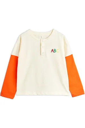 Mini Rodini Abc Emb Grandpa Tops T-shirts Long-sleeved T-shirts Multi/patterned