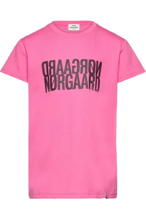 Mads Norgaard Single Organic Tuvina Tee Tops T-shirts Short-sleeved Pink