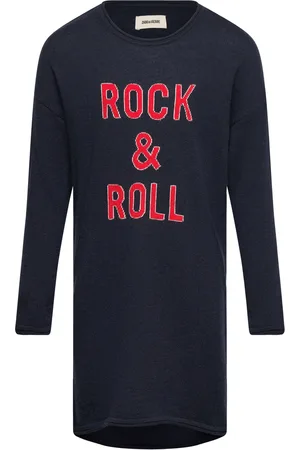 Zadig & Voltaire Knitting Dress Dresses & Skirts Dresses Casual Dresses Long-sleeved Casual Dresses Navy