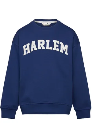 MANGO Printed Cotton Sweatshirt Tops Sweat-shirts & Hoodies Sweat-shirts Blue