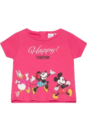 Minnie Tshirt Tops T-shirts Short-sleeved Pink