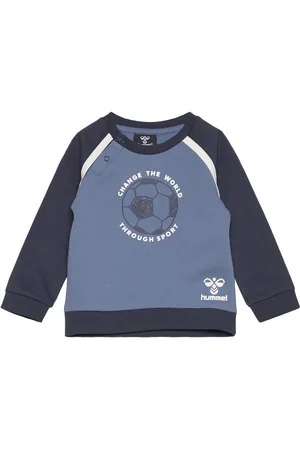 Hummel Hmlbobby Sweatshirt Tops Sweat-shirts & Hoodies Sweat-shirts Blue
