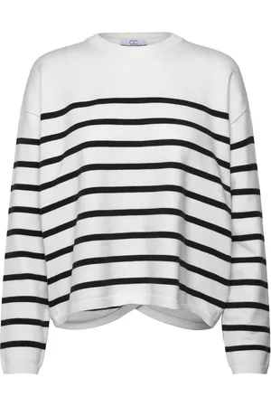 Coster Copenhagen Cc Heart Collins Knit Open Back Sweater Tops Sweat-shirts & Hoodies Sweat-shirts White